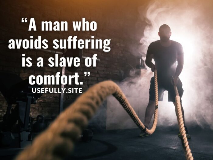 Usefully Quotes - Slave of comfort