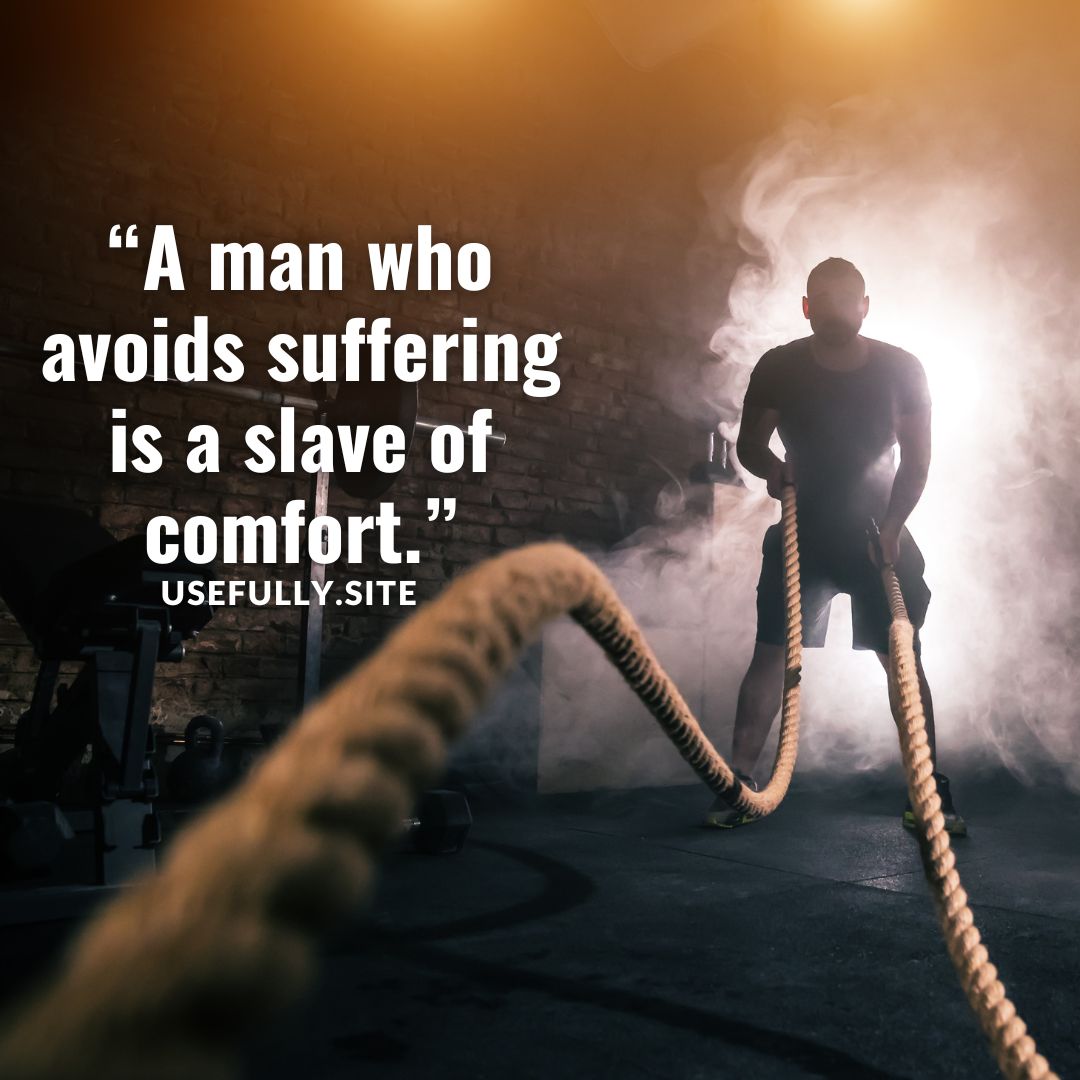 Usefully Quotes - Slave of comfort