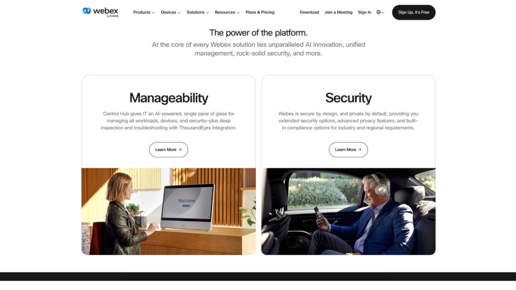 Cisco Webex Screenshot