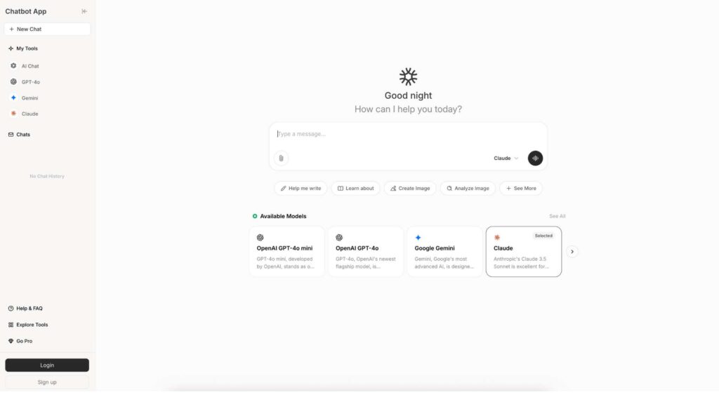Claude AI Screenshot