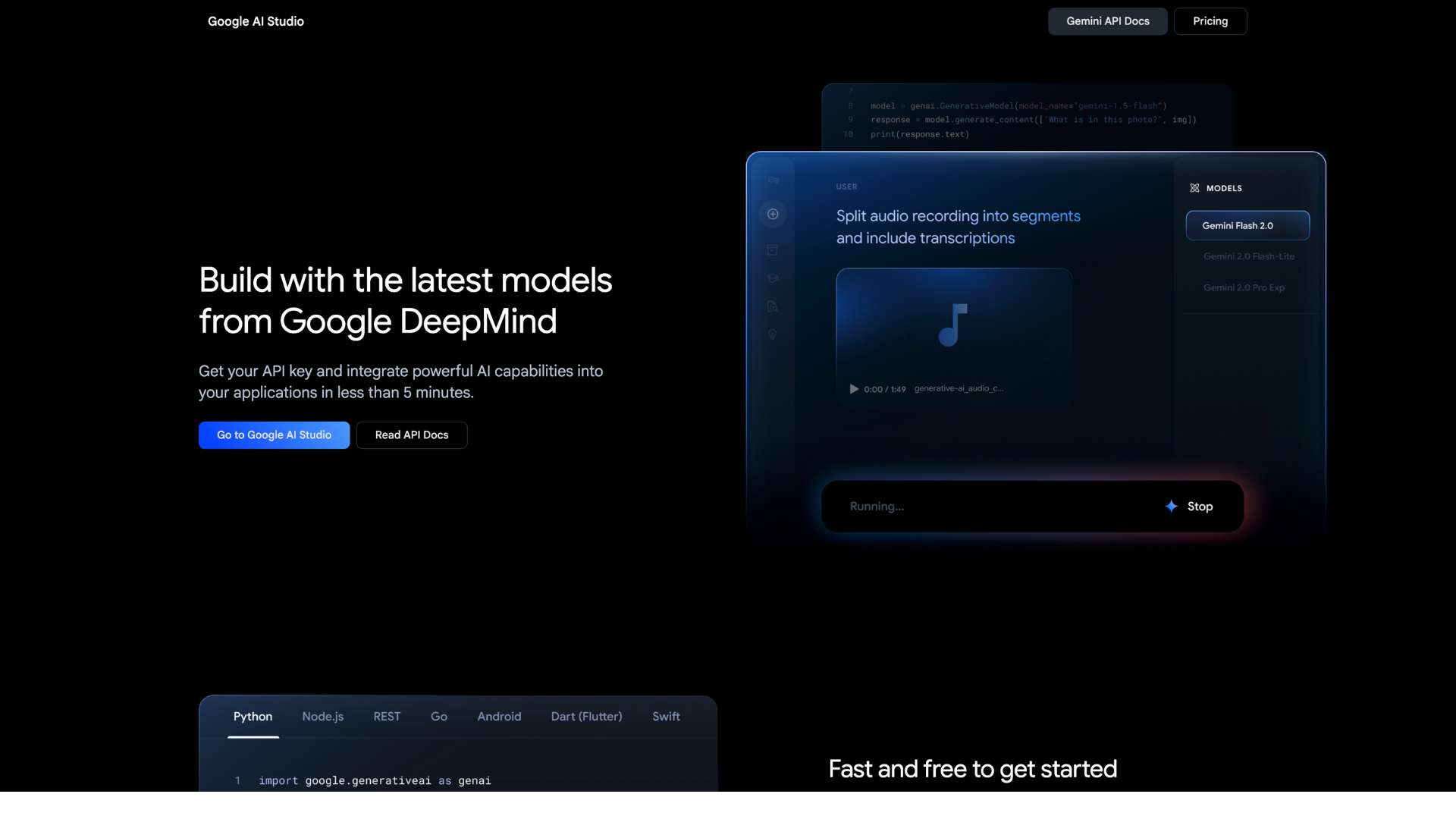 Google AI Studio