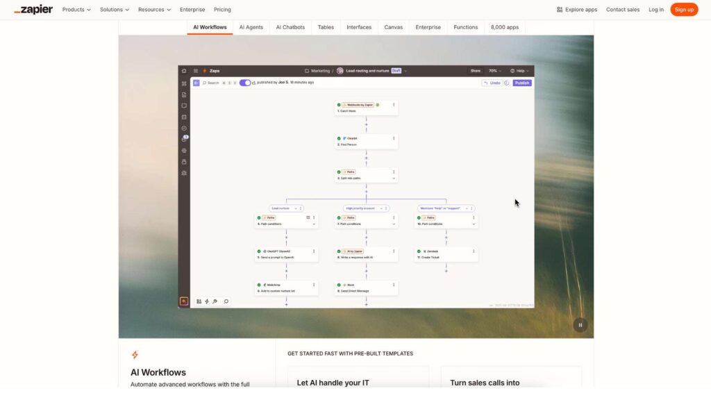 Zapier Screenshot